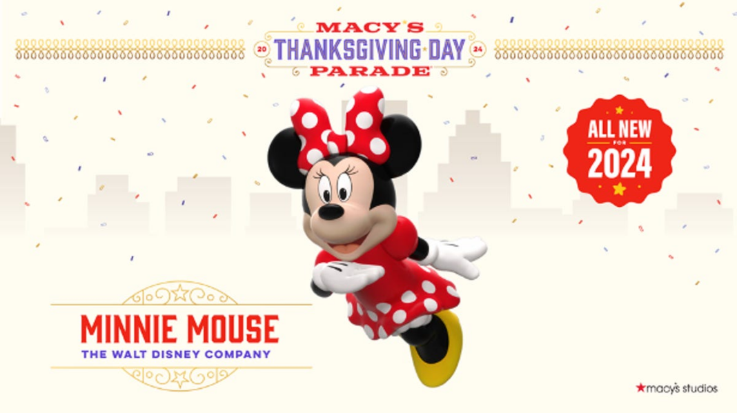 Macy’s Thanksgiving Day Parade lineup will include Minnie Mouse — finally