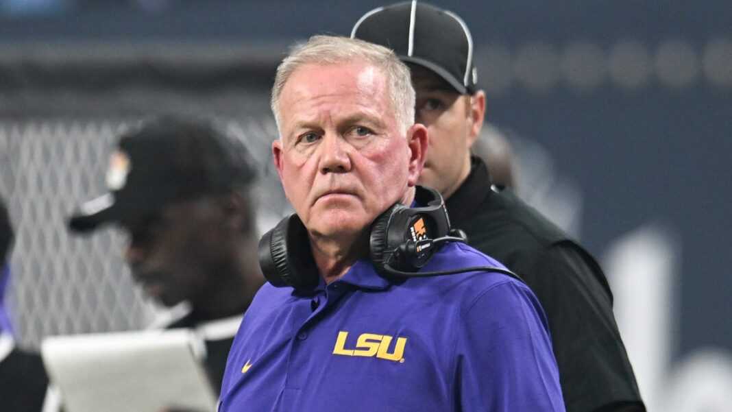 LSU’s Brian Kelly among college football coaches who left bonus money on the table