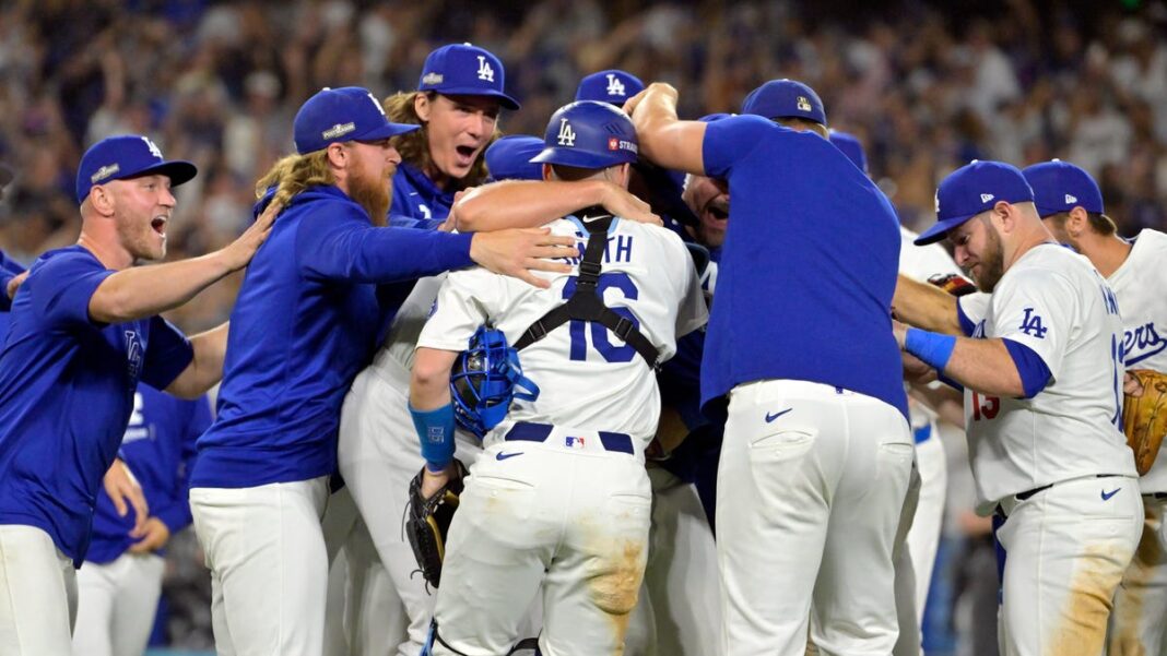 Dodgers march into World Series vs. Yankees by clubbing Mets in NLCS finale: Highlights