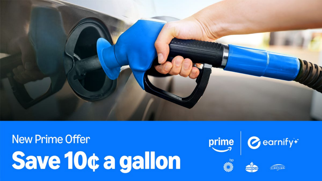 Amazon Prime just added a 10-cent discount on gasoline. Here’s how to get the deal