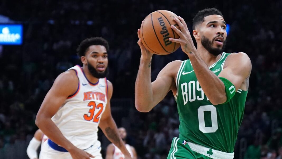 Celtics vs Knicks highlights: Boston ties 3-point record in season-opening rout of New York