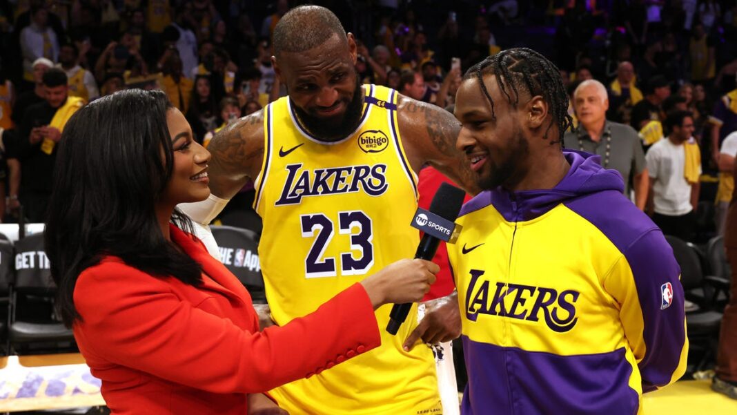 LeBron and Bronny playing together with Lakers is something to celebrate