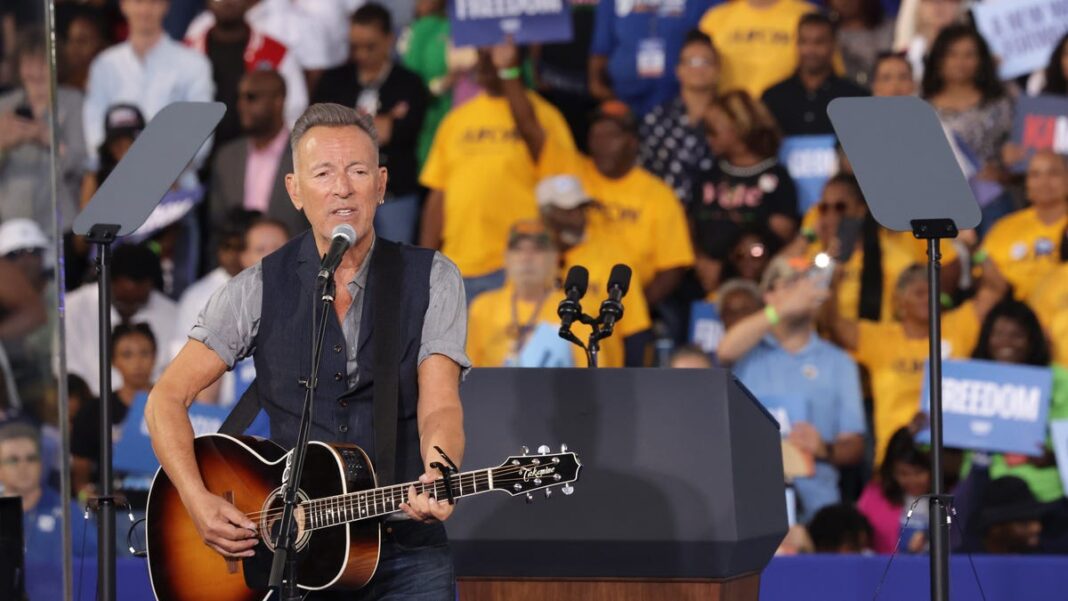 Bruce Springsteen says Donald Trump is ‘running to be an American tyrant’