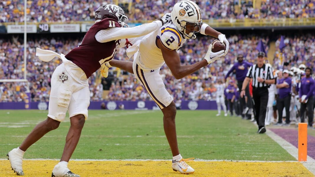 The Week 9 games to watch in college football include LSU-Texas A&M, Alabama-Missouri