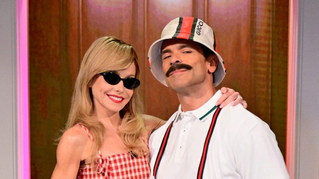 Kelly Ripa, Mark Consuelos ‘Live!’ Halloween: Taylor Swift, Travis Kelce from US Open