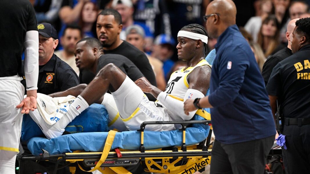 Taylor Hendricks suffers gruesome injury in Utah Jazz’s loss to Dallas Mavericks