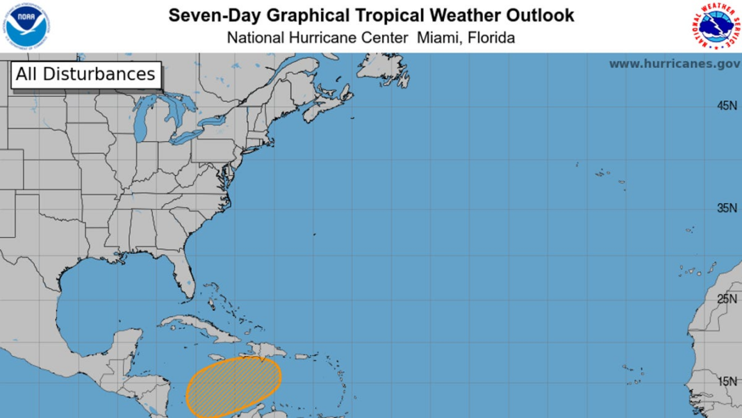 Storm tracker: System in Caribbean could become tropical depression this week