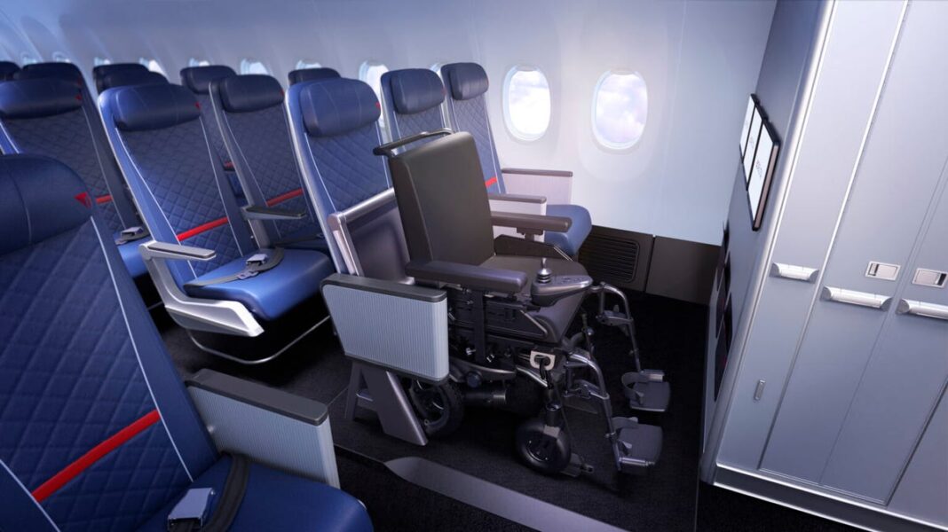 Delta Air Lines, DOT confirm plans for adaptive wheelchair seats on future flights