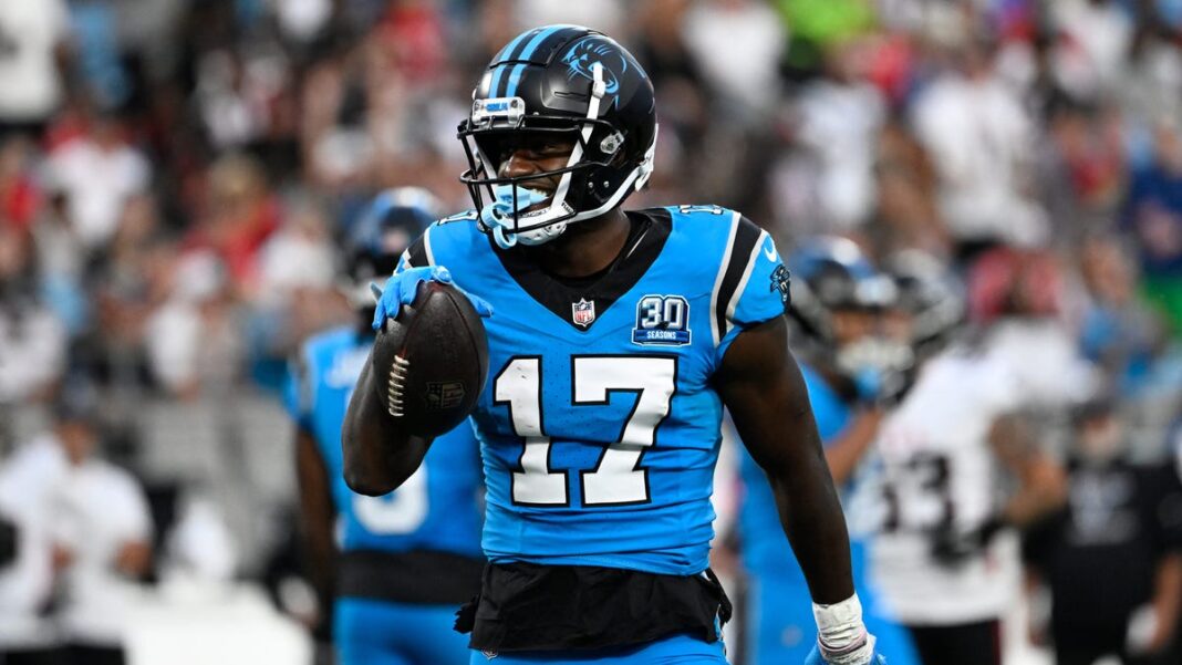 Carolina Panthers depth chart: Xavier Legette leads WR room after Diontae Johnson trade