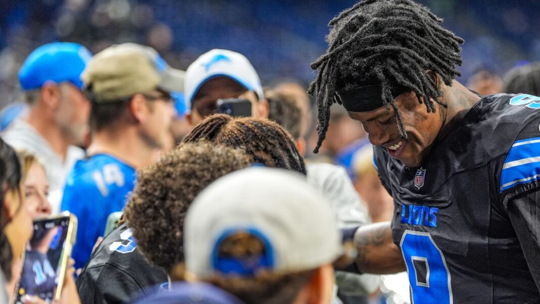 Report: Lions’ Jameson Williams avoided arrest after gun found in car