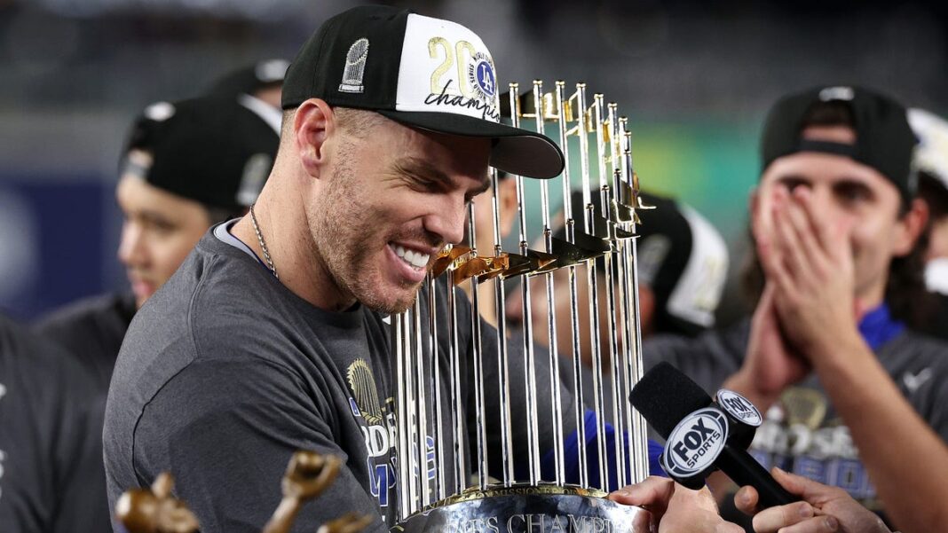 Dodgers’ Freddie Freeman delivers a World Series title after months of anguish