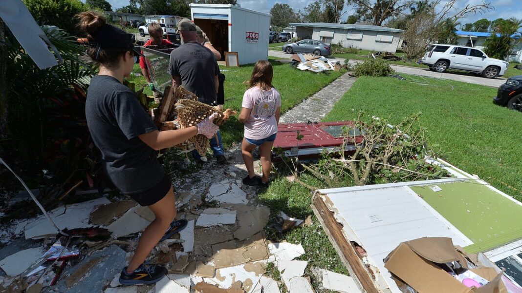 Biden visits Florida to survey Milton damage; nearly 1M without power, flooding persists