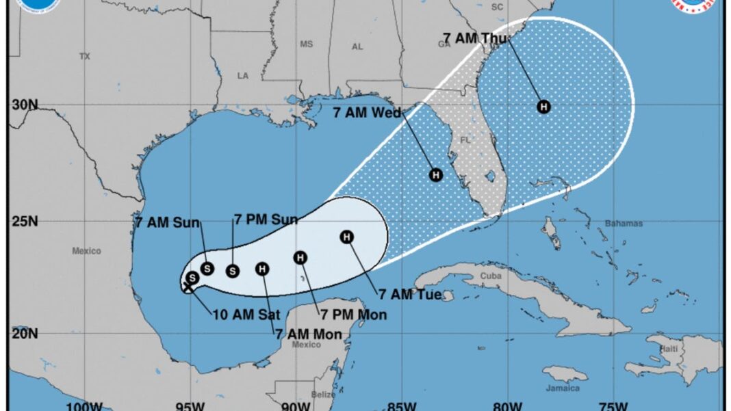 Storm tracker: Florida in path of brewing hurricane Milton, forecasters say