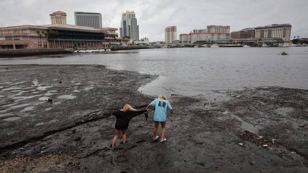 ‘Reverse storm surge’: How Hurricane Milton could flood Tampa Bay or shockingly dry it