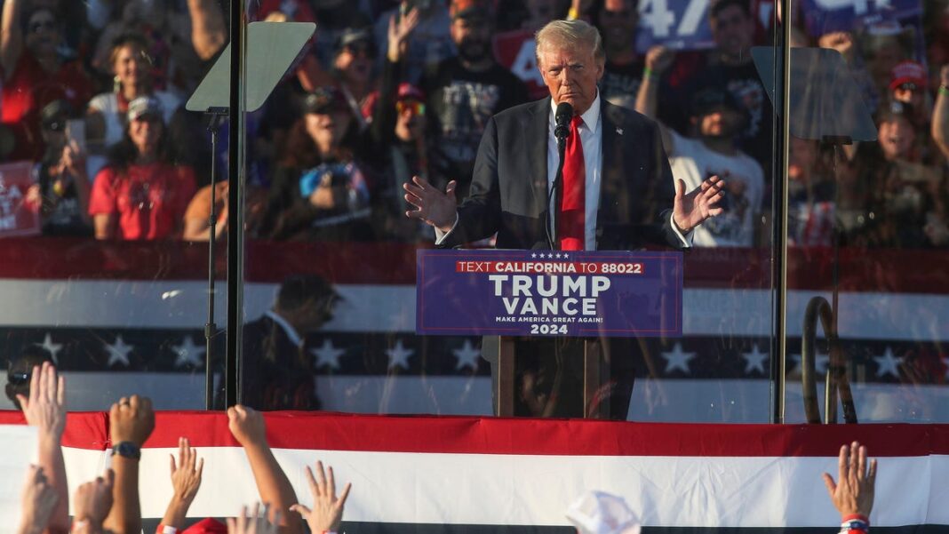 Suspect arrested on weapons charges near Trump rally released