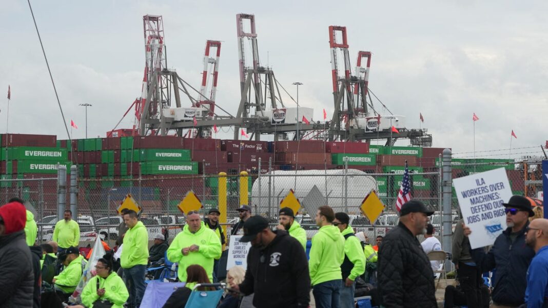 How much do dockworkers make? What to know about wages amid ILA port strike