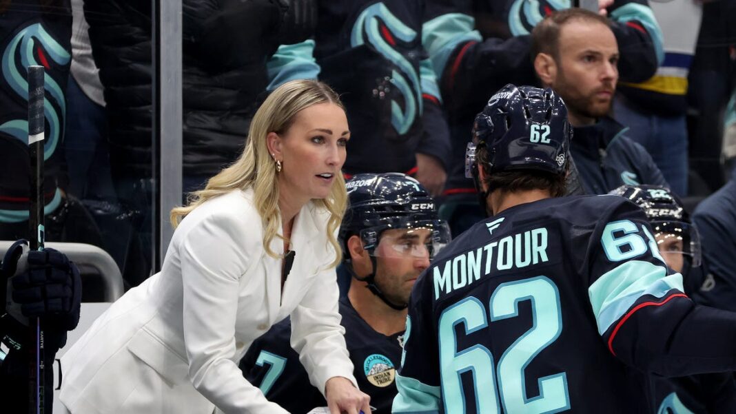 Seattle Kraken’s Jessica Campbell makes history as first female NHL assistant coach