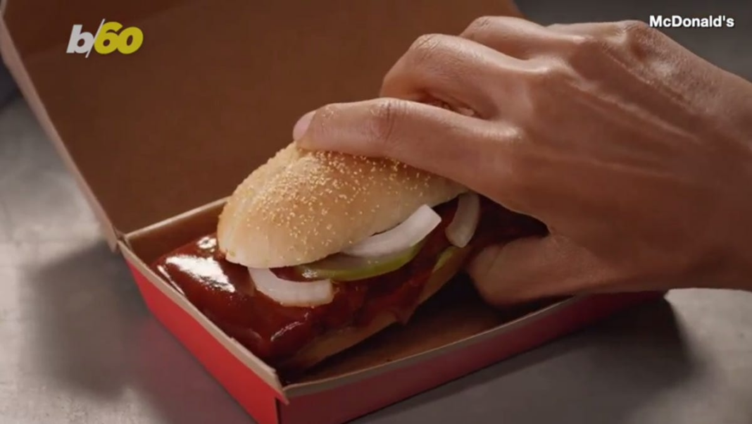 Some McDonald’s menus get McRib back – but not US restaurants, yet