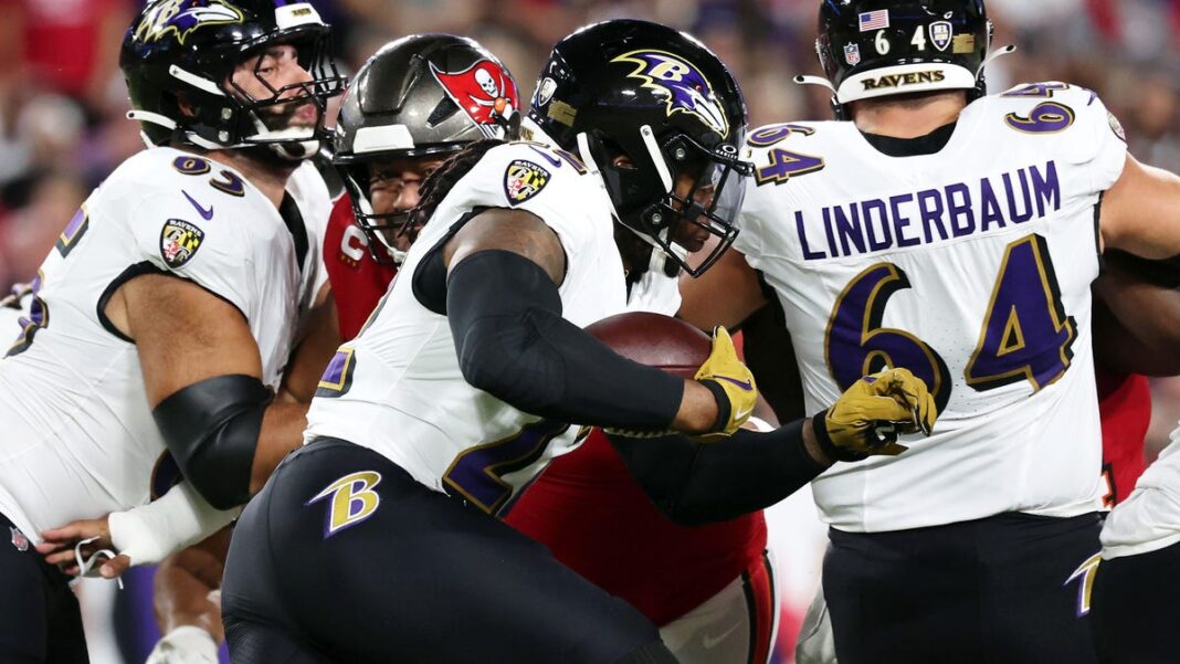 Ravens vs. Buccaneers updates, highlights from MNF game; Mike Evans, Marlon Humphrey hurt