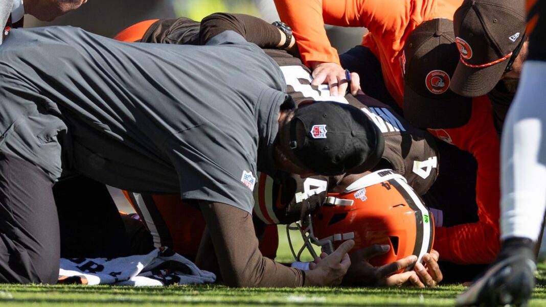 Myles Garrett rips Browns fans for booing Deshaun Watson during injury: ‘We should be ashamed’