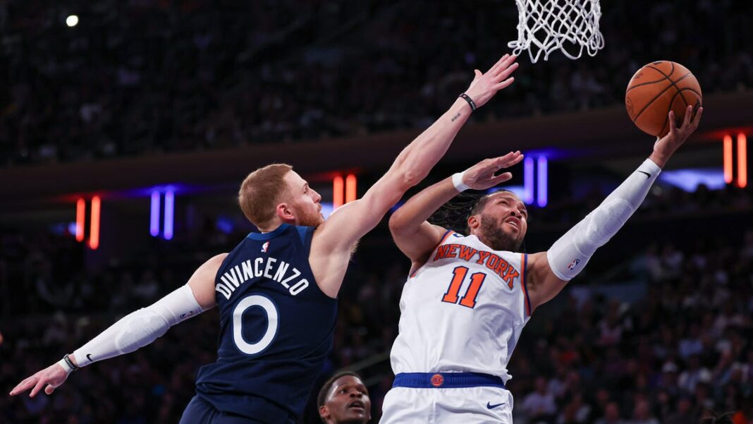 Wolves’ Donte DiVincenzo, Knicks assistant have to be separated after game