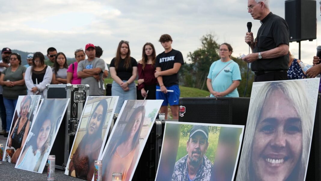 Battered community mourns plastics factory workers swept away by Helene in Tennessee