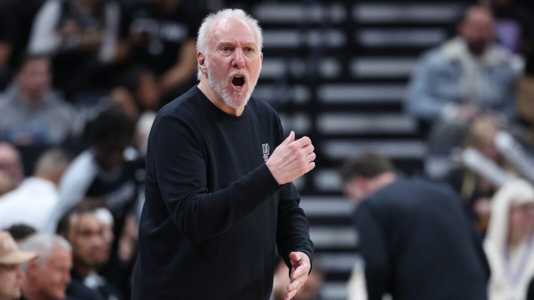 Spurs coach Gregg Popovich sidelined indefinitely with undisclosed illness