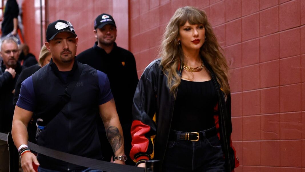 Taylor Swift watches Chiefs play Monday Night Football after end of US Eras Tour