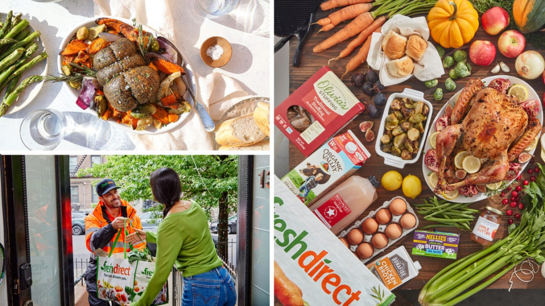 Order Thanksgiving dinner online from FreshDirect for a stress-free holiday