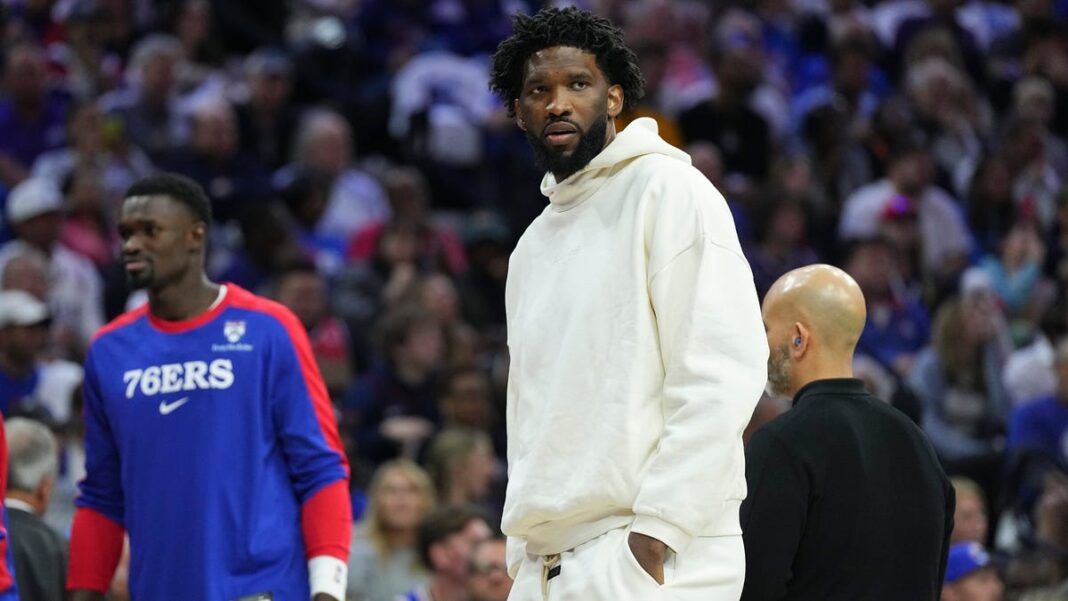 76ers star Joel Embiid suspended 3 games by NBA for shoving reporter