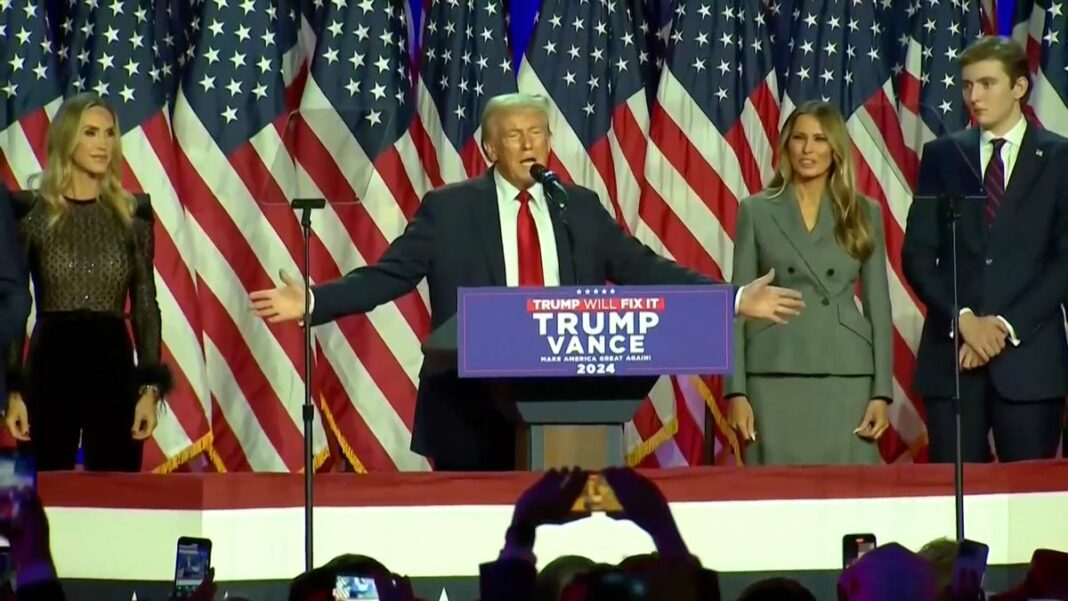 Watch Donald Trump’s full victory speech as he promises to ‘make America great again’