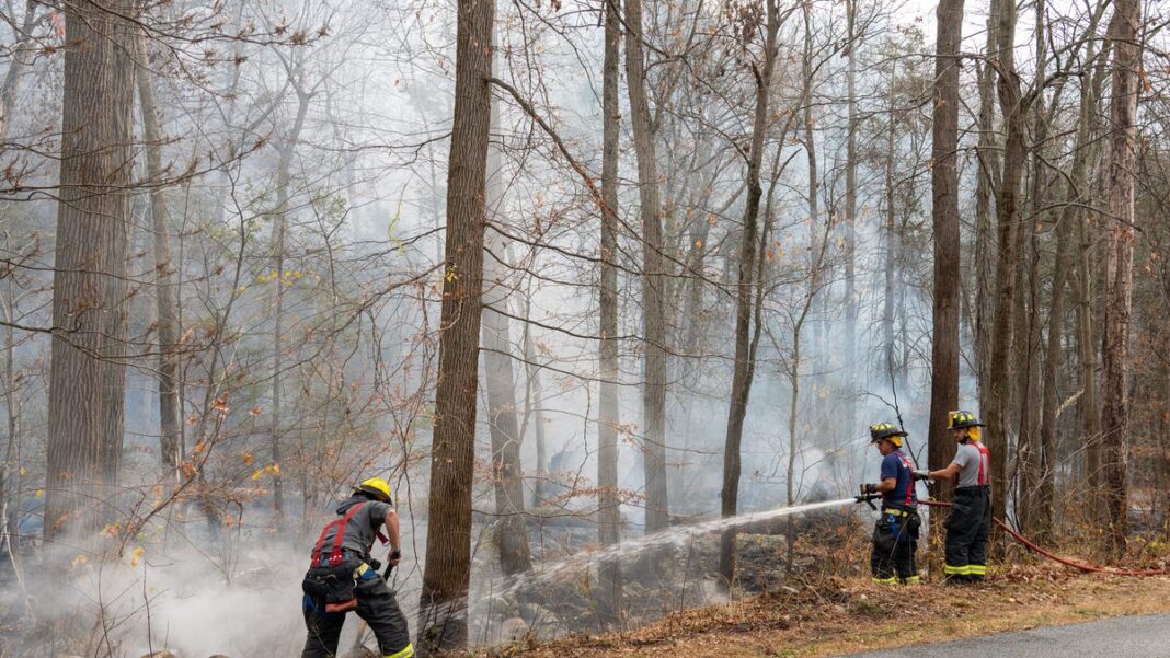 Wildfires burn from coast-to-coast; red flag warnings issued for Northeast