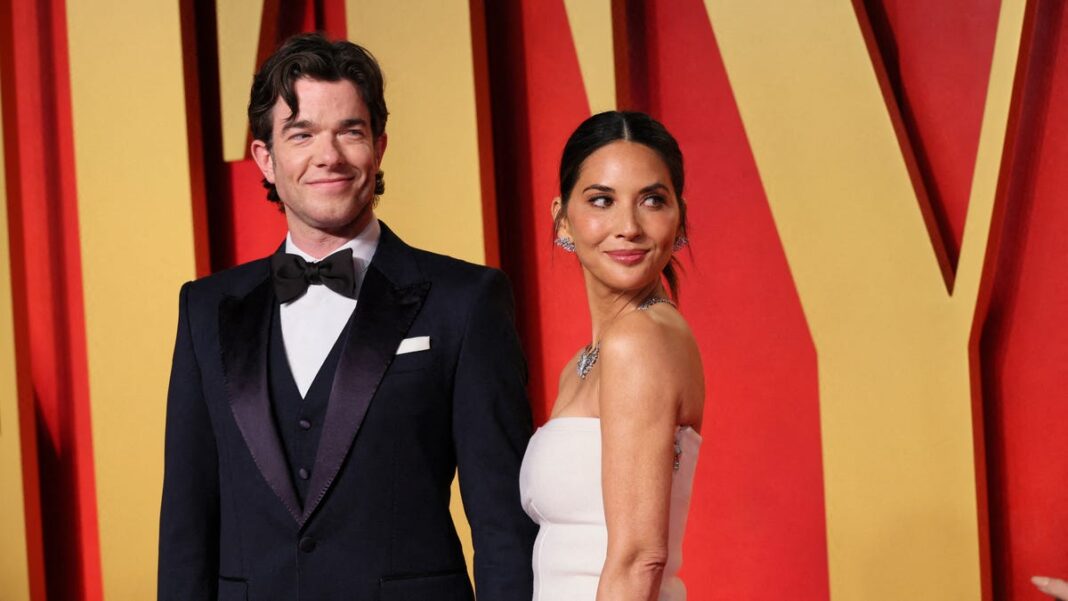 Olivia Munn began randomly drug testing John Mulaney during her first pregnancy