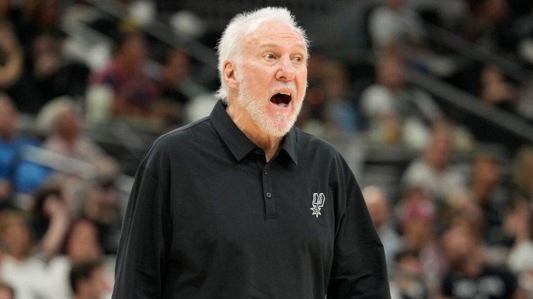 San Antonio Spurs coach Gregg Popovich had mild stroke, team says