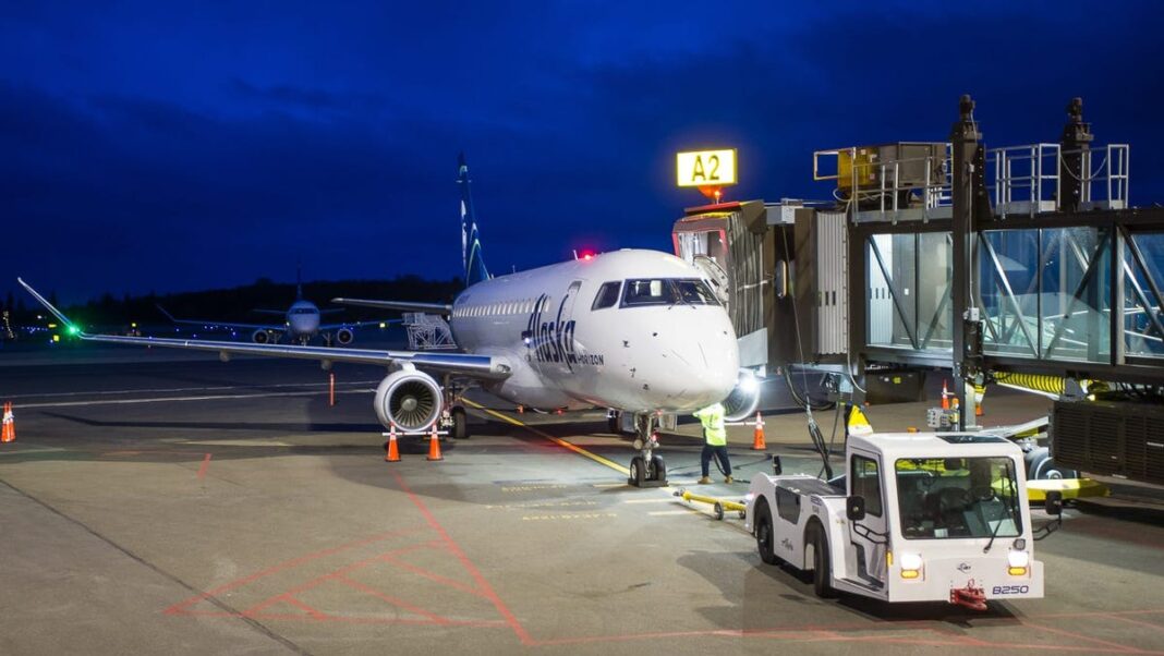 ‘Really violent shaking’: Alaska Airlines flight lands at LAX after losing tire