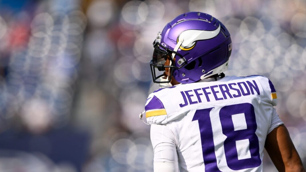 Vikings WR Justin Jefferson surpasses Randy Moss’ franchise receiving mark