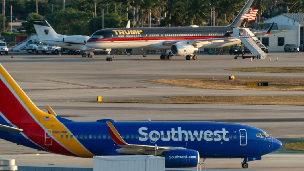 Bullet strikes Southwest Airlines plane near cockpit at Dallas Love Field airport