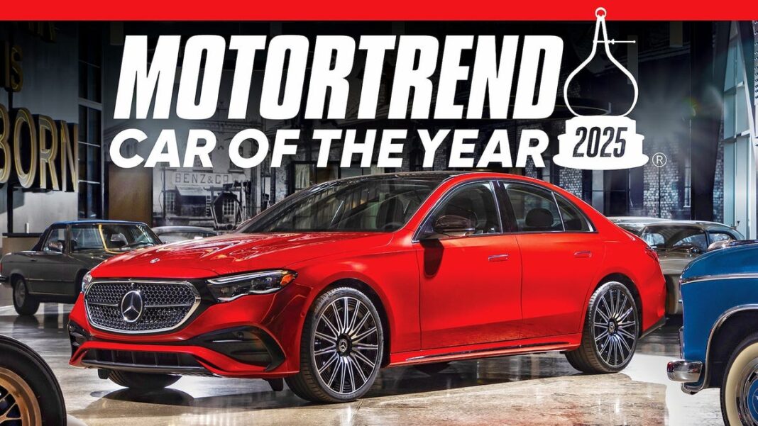 The Mercedes-Benz E-Class is the 2025 MotorTrend Car of the Year