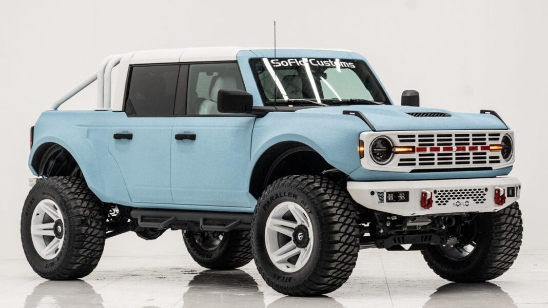 Want a Ford Bronco Raptor pickup truck? SoFlo Customs has done the work for you