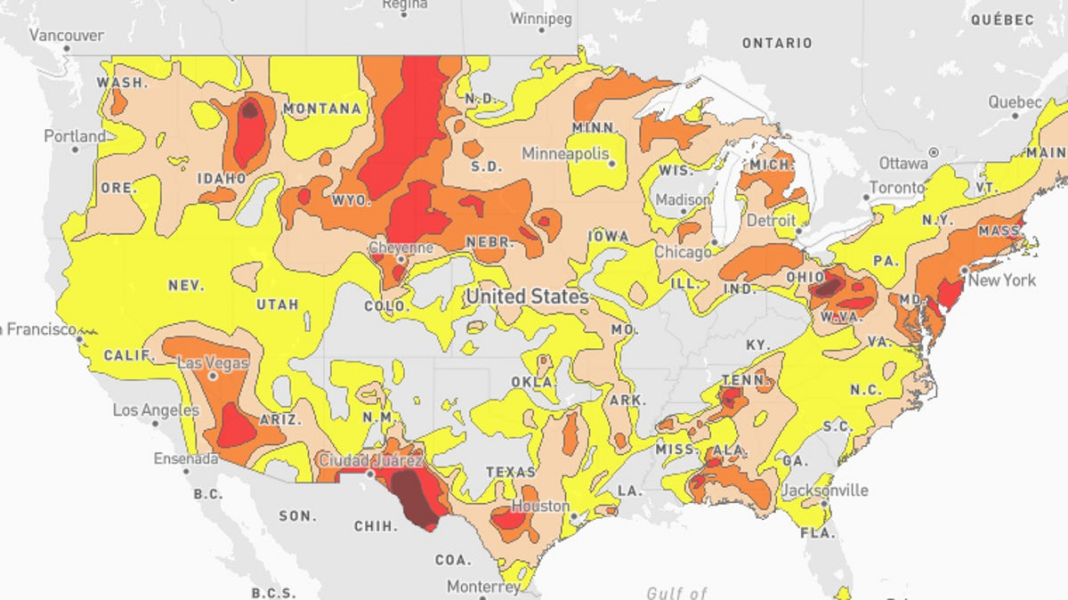 49 states are in drought conditions, threatening water resources and agriculture