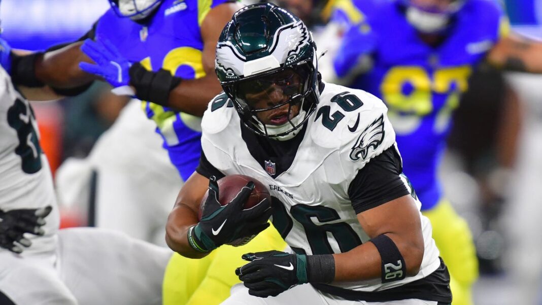 Saquon Barkley stats today: Eagles RB nears single-game NFL rushing record