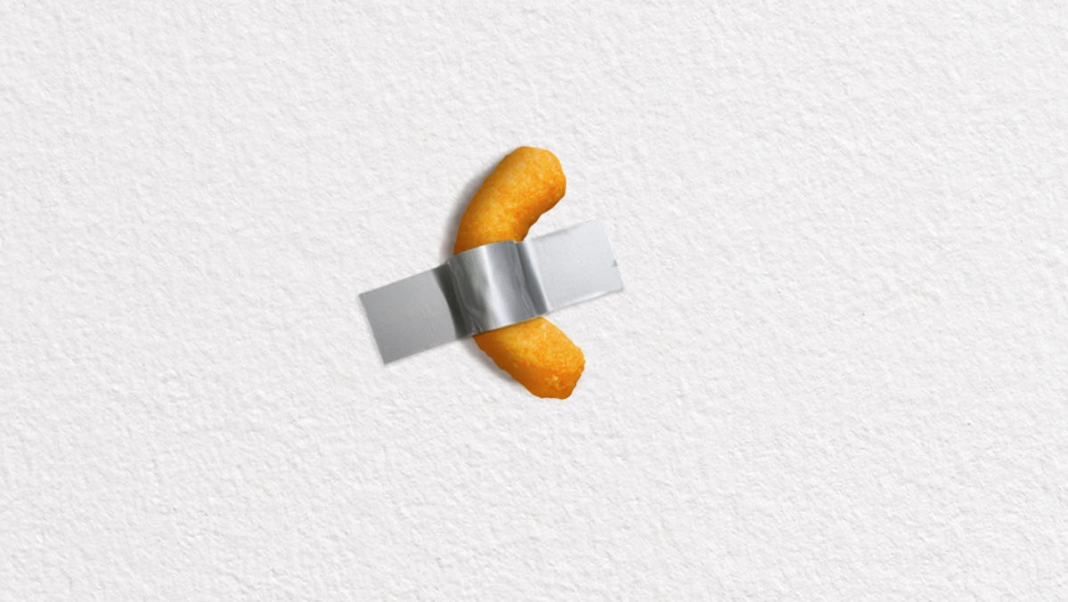 Auction of duct-taped Cheeto Puff takes inspiration from $6.2 million banana