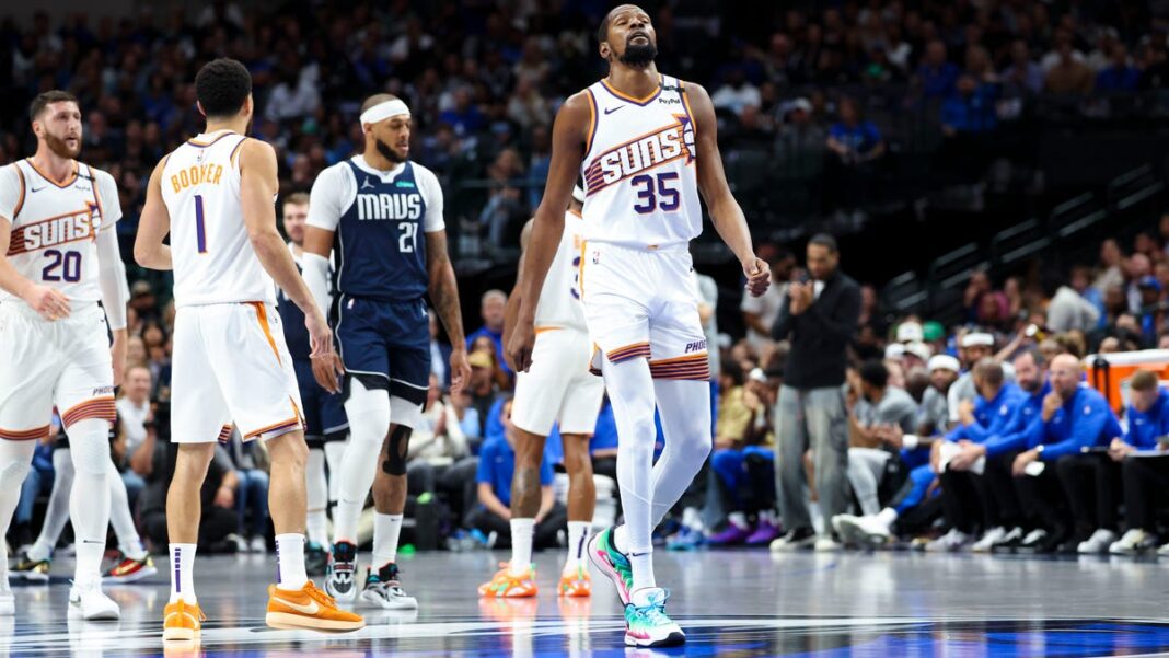 Phoenix Suns’ Kevin Durant out at least two weeks with left calf strain