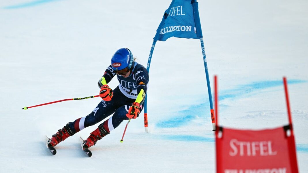 Mikaela Shiffrin crashes in giant slalom in Killington, Vermont