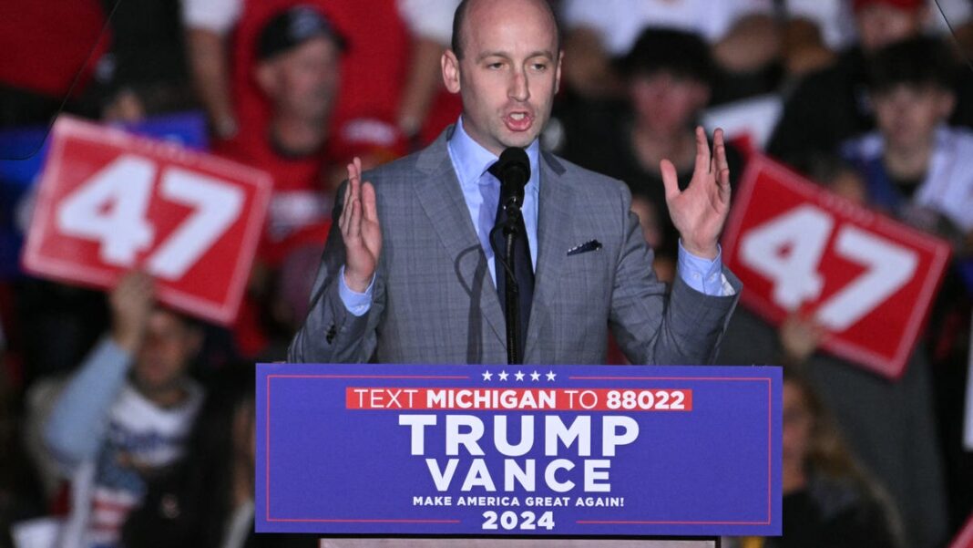 Stephen Miller named Trump’s deputy chief of staff for policy, signifying focus on immigration