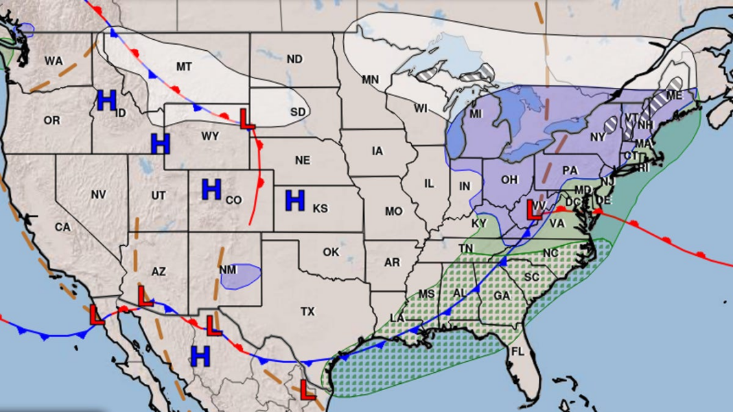 Which states could get snow on Thanksgiving Day 2024? See forecast maps