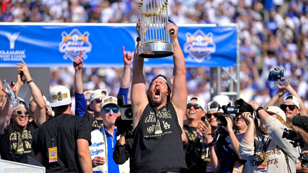 ‘We got a parade’: Dodgers finally get to celebrate World Series championship with LA