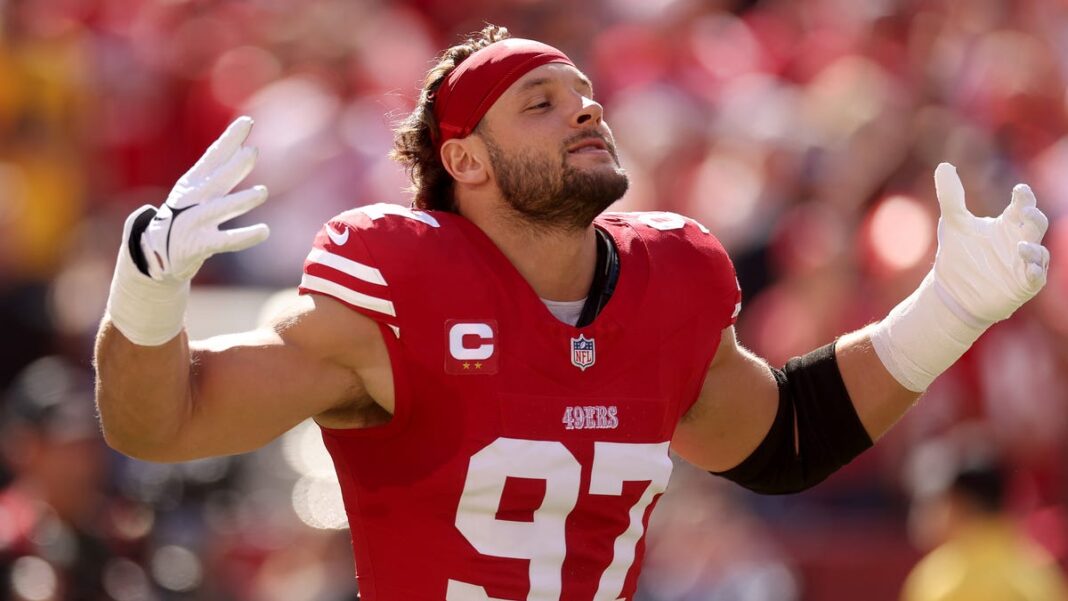 NFL’s slow-roll on potential Nick Bosa discipline for MAGA hat sparks election question