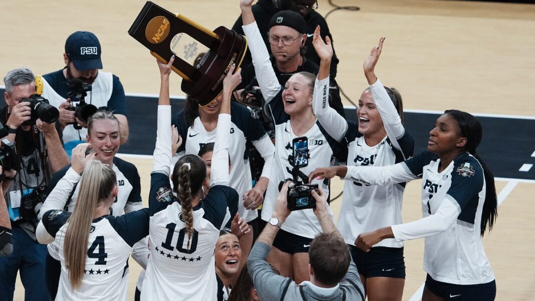 Penn State wins NCAA women’s volleyball championship, makes history with head coach