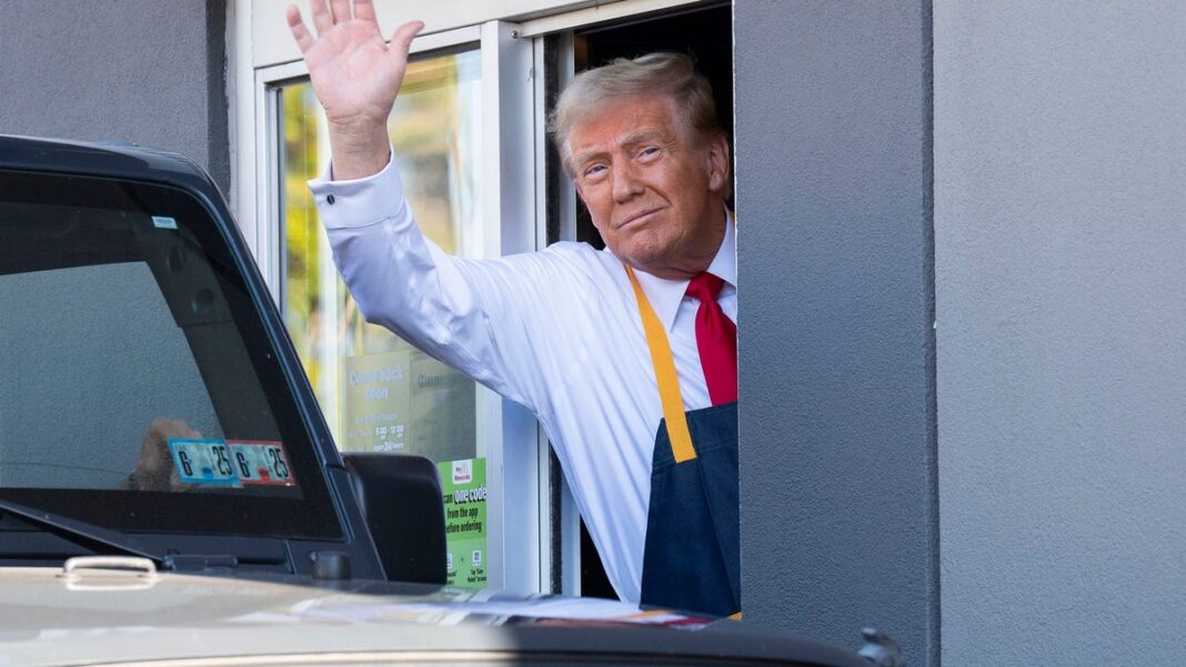 Trump at McDonald’s, ‘kamala IS brat,’ childless cat ladies: Most viral political moments of 2024